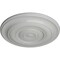 Ekena Millwork Niobe Ceiling Medallion (Fits Canopies up to 8 5/8"), Hand-Painted Frost, 18"OD x 1 1/2"P CM18NIFRF - alternate 3